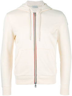striped trim hoodie Moncler