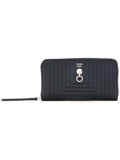 quilted zip-around purse Fendi