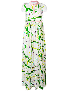 abstract print dress  Si Jay