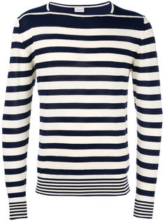 striped long sleeve sweater Moncler