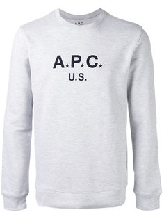 толстовка с логотипом A.P.C.