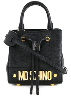 сумка-ведро с логотипом Moschino