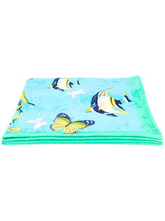 butterfly print towel Salvatore Ferragamo