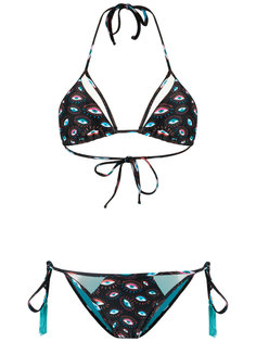 printed triangle bikini set Brigitte