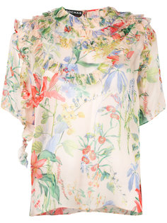 floral print blouse  Rochas