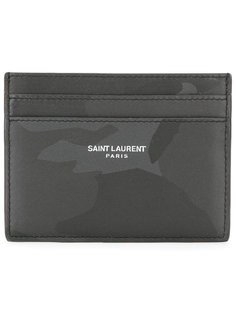 камуфляжная визитница Saint Laurent