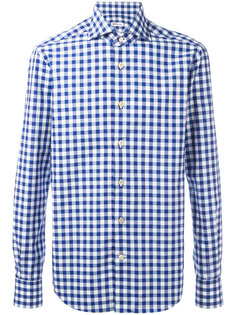 клетчатая рубашка Kiton