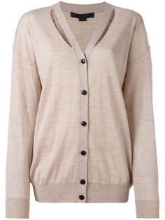 cut-out detail knitted cardigan Alexander Wang