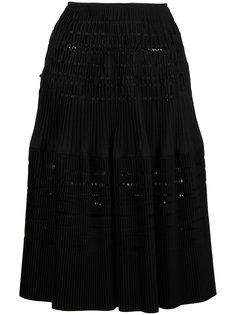 pleated A-line skirt Alaïa