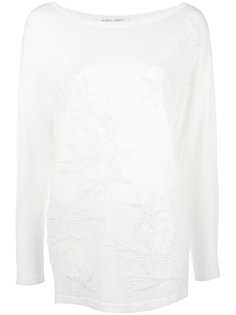 джемпер расшитый бусинами Alberta Ferretti
