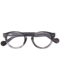 round frame glasses Moncler