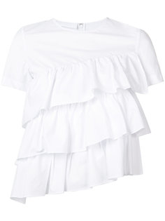 ruffled asymmetric top Co