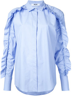 ruffled detail shirt MSGM