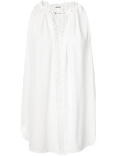 gathered neck tank  Elie Tahari