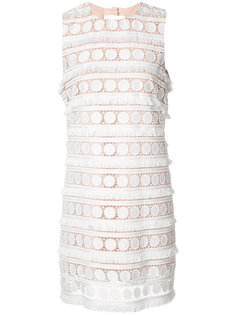 broderie anglaise shift dress Nicole Miller