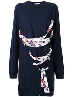 платье со шнуровкой MSGM