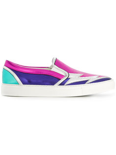 colour-block slip-on sneakers Dsquared2