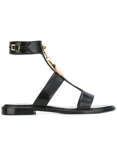 hanging love charm sandals Fendi