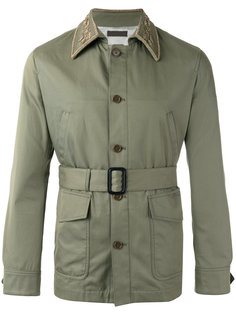 embroidered collar jacket Alexander McQueen
