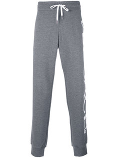 gym logo trousers Versace