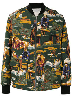 horse print bomber jacket Stella McCartney