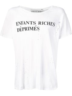 футболка с принтом логотипа Enfants Riches Deprimes