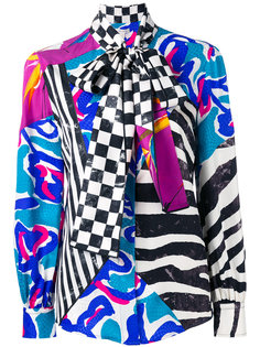 patchwork pussy-bow blouse Marc Jacobs