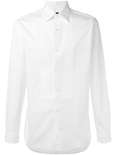 рубашка со вставкой в рубчик Z Zegna
