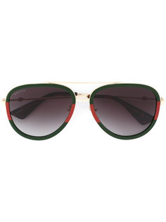 солнцезащитные очки "авиаторы" Gucci Eyewear