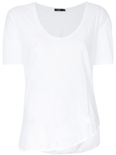 scoop neck T-shirt  Bassike