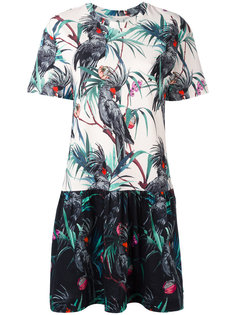 macaw print flared dress Ps By Paul Smith
