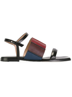 panelled colour block sandals Paul Smith