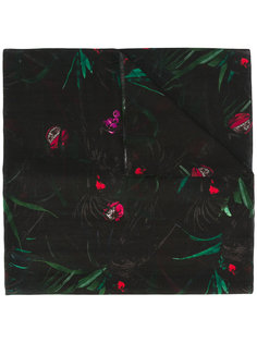 plant print scarf Ps By Paul Smith