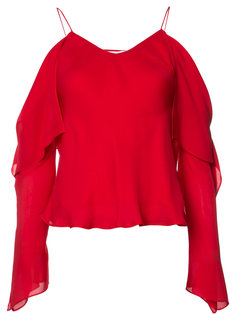 ruffle blouse Rosetta Getty