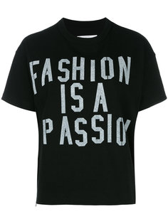 slogan T-shirt Sacai