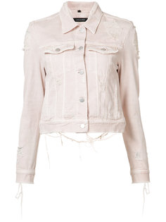 distressed Harlow denim jacket J Brand