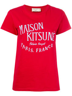 logo print T-shirt Maison Kitsuné