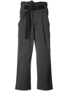 loose fit cropped trousers Ann Demeulemeester