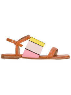 panelled colour block sandals Paul Smith