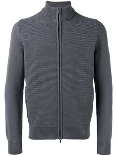 textured zip cardigan  Malo