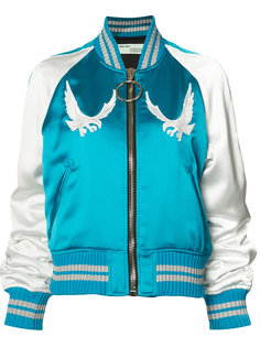 bird embroidered bomber jacket Off-White