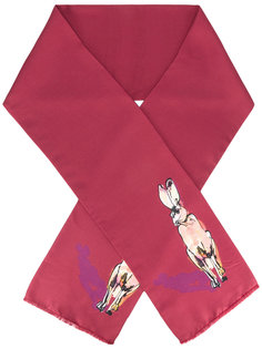 rabbit print scarf Paul Smith