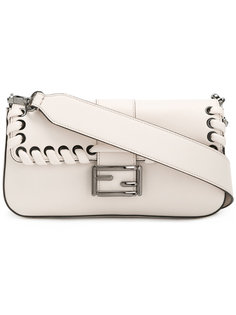 stitched-edge shoulder bag Fendi