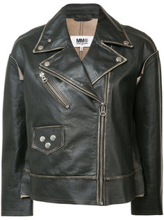 zipped biker jacket Mm6 Maison Margiela