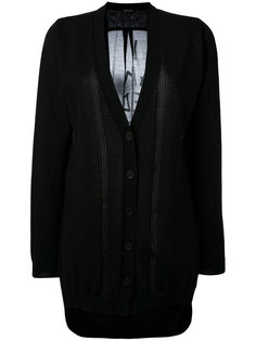 rear print cardigan Ann Demeulemeester