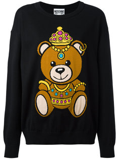 толстовка с принтом медведя Moschino