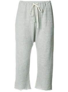 cropped track trousers R13