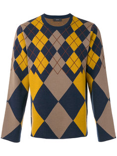 Ls-Argyle knit jumper Joseph