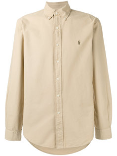 embroidered logo button-down shirt Polo Ralph Lauren