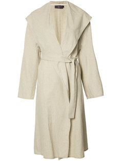 belted waterfall coat Ys Y`s